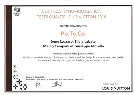 certificato medico louis vuitton